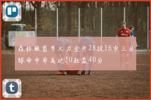 森林狼首节火力全开28投16中三分球命中率高达50狂轰40分